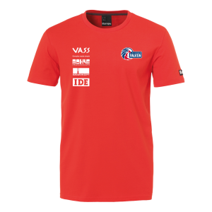 Kempa Trainer-T-Shirt rot (Zusatz)
